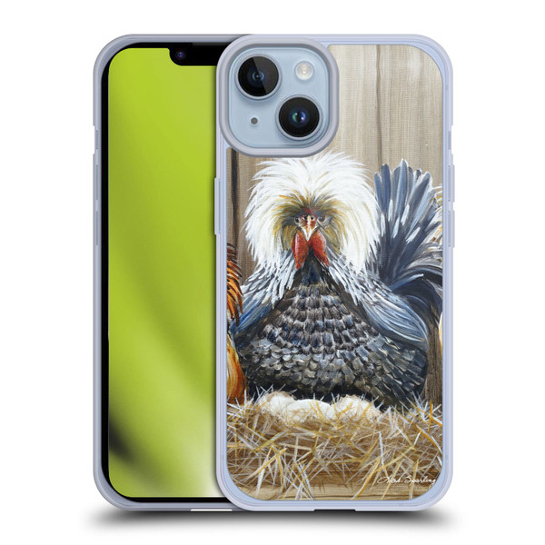 Lisa Sparling Creatures Wicked Chickens Soft Gel Case for Apple iPhone 14
