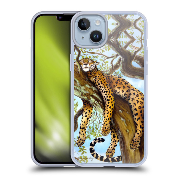 Lisa Sparling Creatures Leopard Soft Gel Case for Apple iPhone 14 Plus