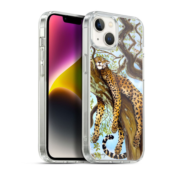 Lisa Sparling Creatures Leopard Soft Gel Case for Apple iPhone 14 Plus & MagSafe