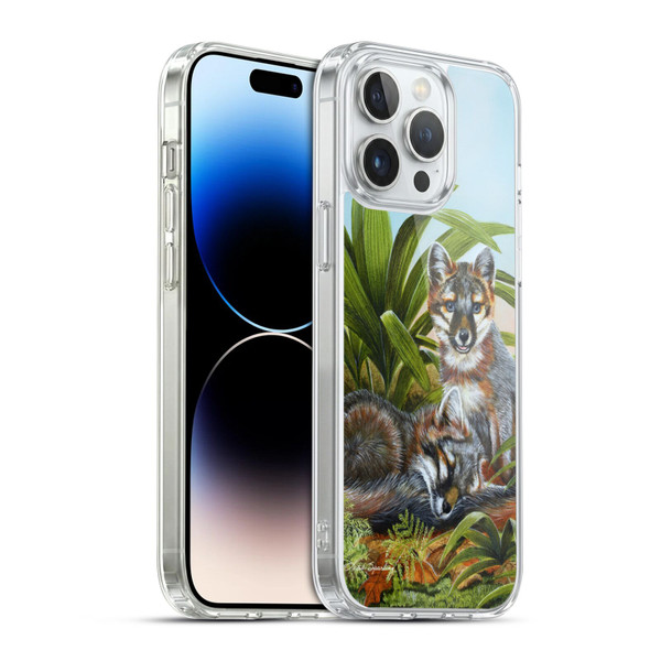 Lisa Sparling Creatures Red Fox Kits Soft Gel Case for Apple iPhone 14 Pro Max & MagSafe