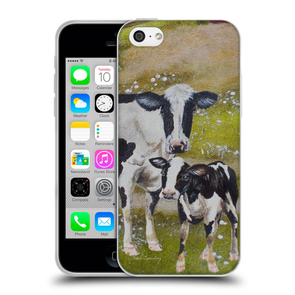 Lisa Sparling Creatures Two Cows Soft Gel Case for Apple iPhone 5c