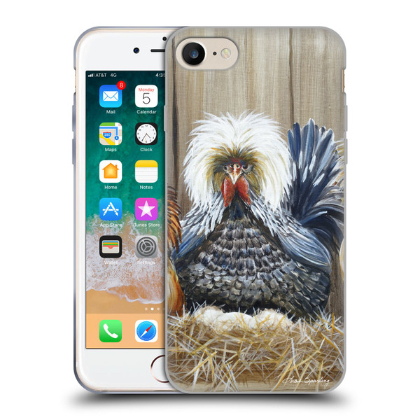 Lisa Sparling Creatures Wicked Chickens Soft Gel Case for Apple iPhone 7 / 8 / SE 2020 & 2022