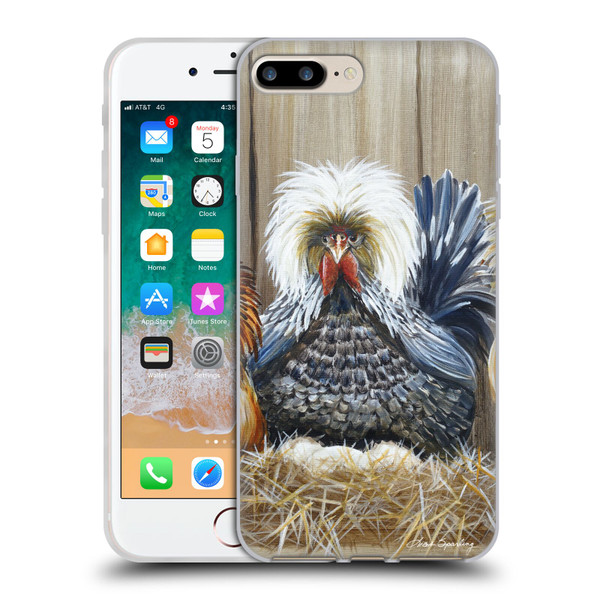 Lisa Sparling Creatures Wicked Chickens Soft Gel Case for Apple iPhone 7 Plus / iPhone 8 Plus