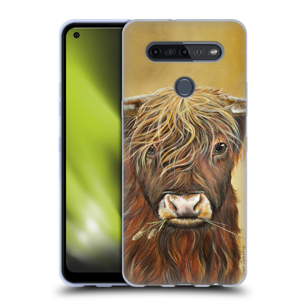 Lisa Sparling Creatures Highland Cow Fireball Soft Gel Case for LG K51S
