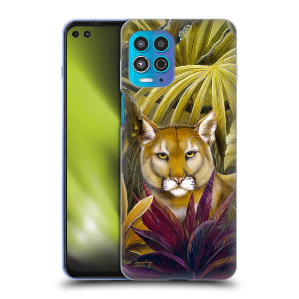 Lisa Sparling Creatures Florida Forest Panther Soft Gel Case for Motorola Moto G100