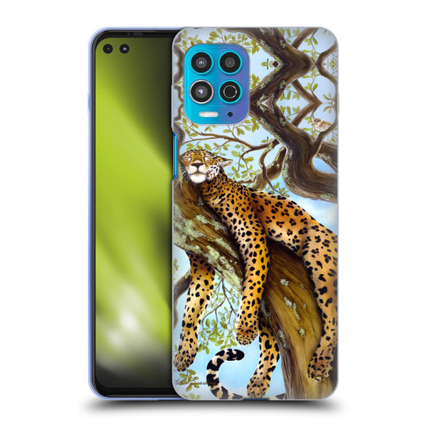Lisa Sparling Creatures Leopard Soft Gel Case for Motorola Moto G100