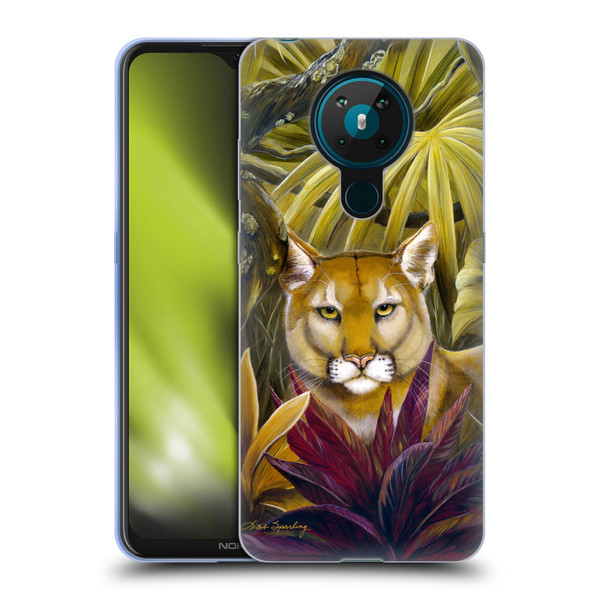 Lisa Sparling Creatures Florida Forest Panther Soft Gel Case for Nokia 5.3