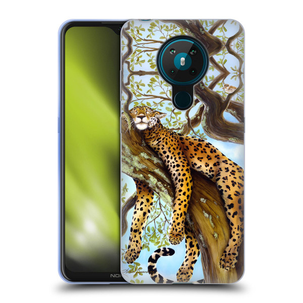 Lisa Sparling Creatures Leopard Soft Gel Case for Nokia 5.3