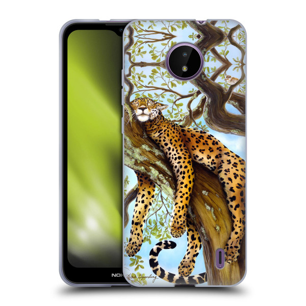 Lisa Sparling Creatures Leopard Soft Gel Case for Nokia C10 / C20