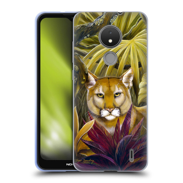 Lisa Sparling Creatures Florida Forest Panther Soft Gel Case for Nokia C21