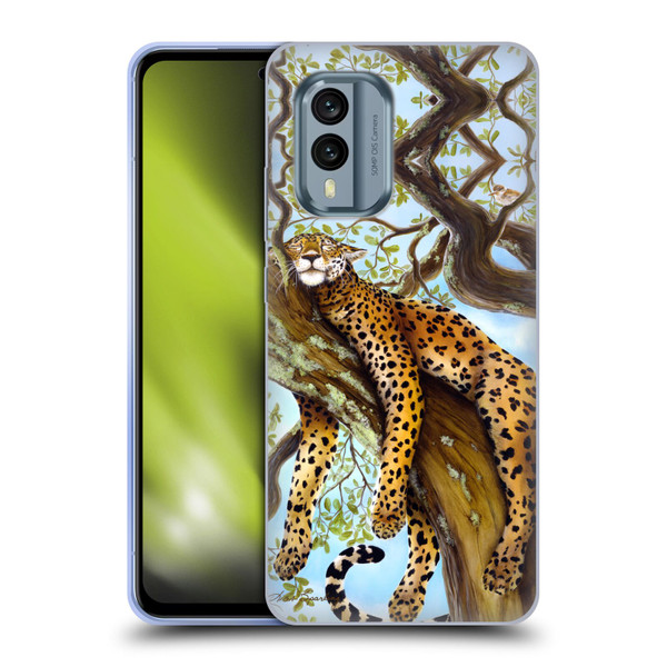 Lisa Sparling Creatures Leopard Soft Gel Case for Nokia X30