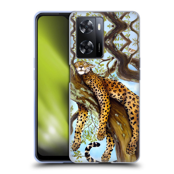 Lisa Sparling Creatures Leopard Soft Gel Case for OPPO A57s