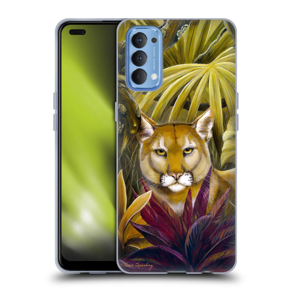 Lisa Sparling Creatures Florida Forest Panther Soft Gel Case for OPPO Reno 4 5G