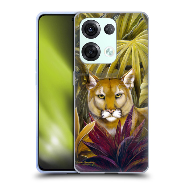 Lisa Sparling Creatures Florida Forest Panther Soft Gel Case for OPPO Reno8 Pro