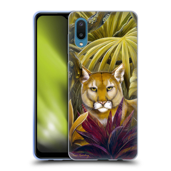 Lisa Sparling Creatures Florida Forest Panther Soft Gel Case for Samsung Galaxy A02/M02 (2021)