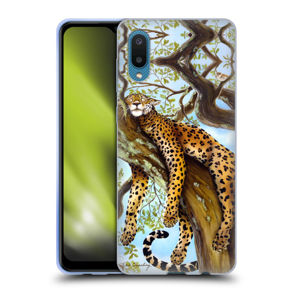 Lisa Sparling Creatures Leopard Soft Gel Case for Samsung Galaxy A02/M02 (2021)