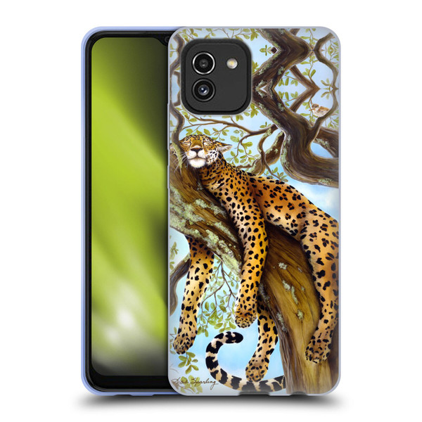 Lisa Sparling Creatures Leopard Soft Gel Case for Samsung Galaxy A03 (2021)