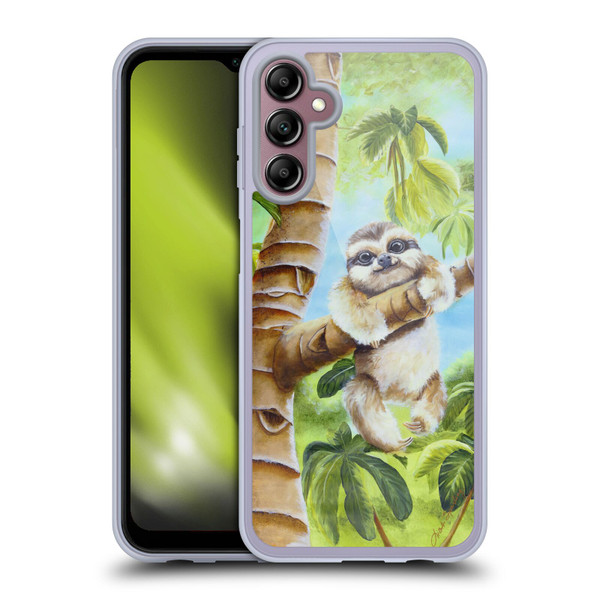 Lisa Sparling Creatures Cutest Sloth Soft Gel Case for Samsung Galaxy A14 5G