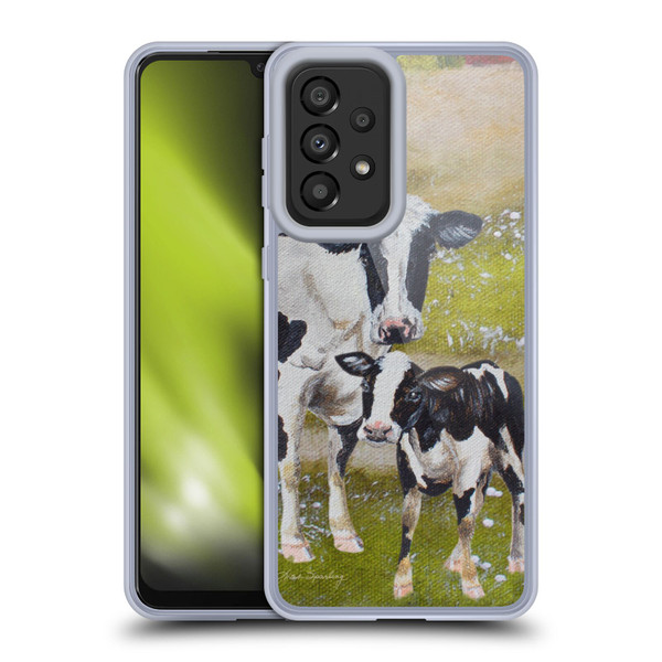 Lisa Sparling Creatures Two Cows Soft Gel Case for Samsung Galaxy A33 5G (2022)