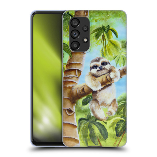 Lisa Sparling Creatures Cutest Sloth Soft Gel Case for Samsung Galaxy A53 5G (2022)
