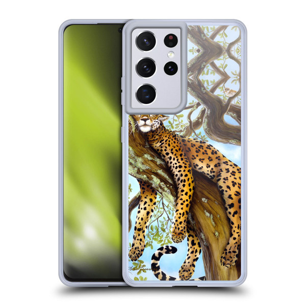 Lisa Sparling Creatures Leopard Soft Gel Case for Samsung Galaxy S21 Ultra 5G