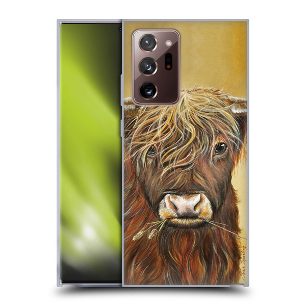 Lisa Sparling Creatures Highland Cow Fireball Soft Gel Case for Samsung Galaxy Note20 Ultra / 5G
