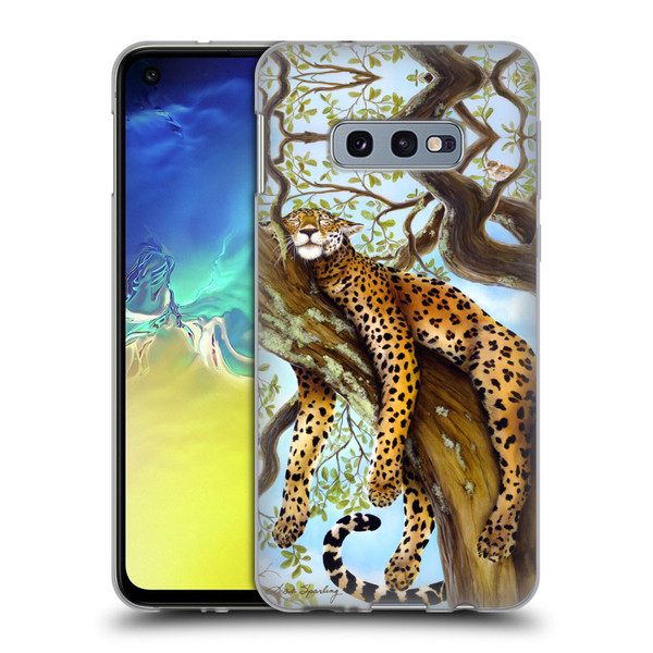 Lisa Sparling Creatures Leopard Soft Gel Case for Samsung Galaxy S10e