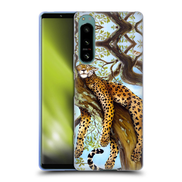 Lisa Sparling Creatures Leopard Soft Gel Case for Sony Xperia 5 IV