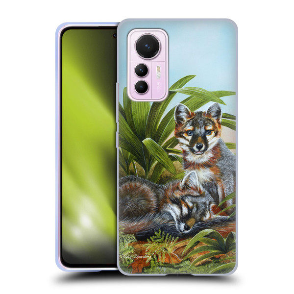 Lisa Sparling Creatures Red Fox Kits Soft Gel Case for Xiaomi 12 Lite