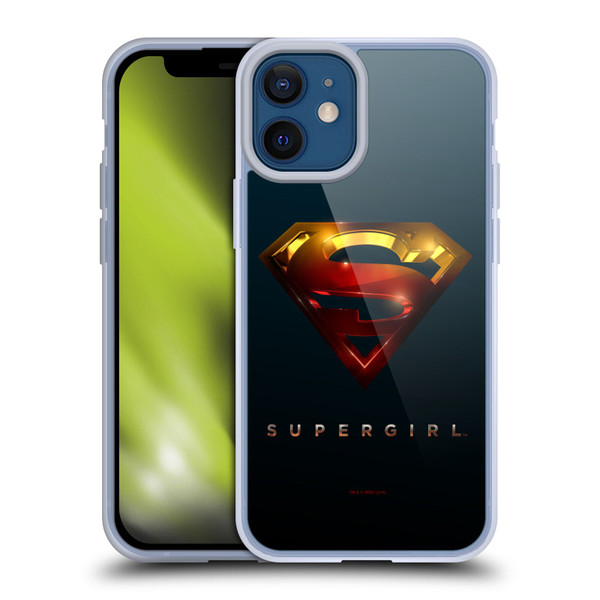 Supergirl TV Series Graphics Crest Soft Gel Case for Apple iPhone 12 Mini