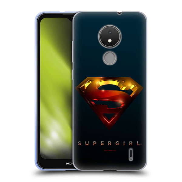 Supergirl TV Series Graphics Crest Soft Gel Case for Nokia C21