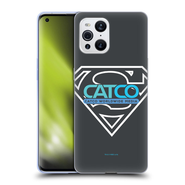 Supergirl TV Series Graphics Catco Soft Gel Case for OPPO Find X3 / Pro