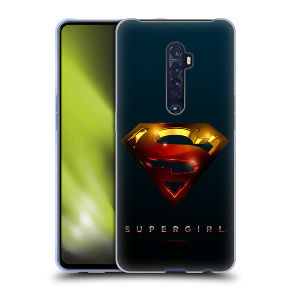 Supergirl TV Series Graphics Crest Soft Gel Case for OPPO Reno 2
