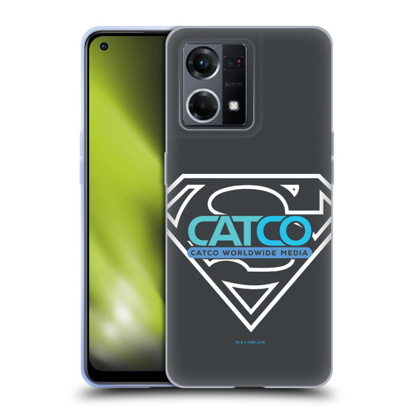 Supergirl TV Series Graphics Catco Soft Gel Case for OPPO Reno8 4G