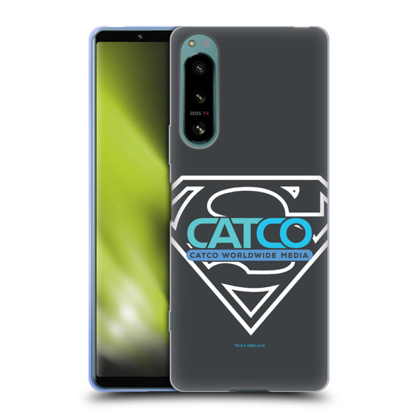 Supergirl TV Series Graphics Catco Soft Gel Case for Sony Xperia 5 IV