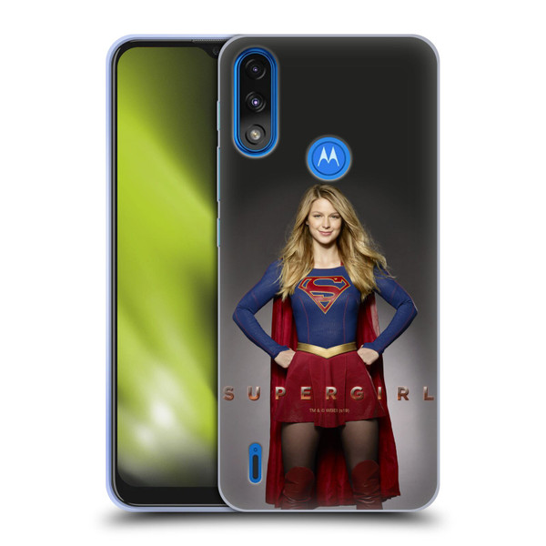 Supergirl TV Series Key Art Kara Zor-El Soft Gel Case for Motorola Moto E7 Power / Moto E7i Power