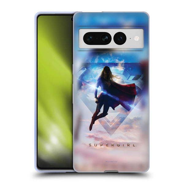 Supergirl TV Series Key Art Poster Soft Gel Case for Google Pixel 7 Pro