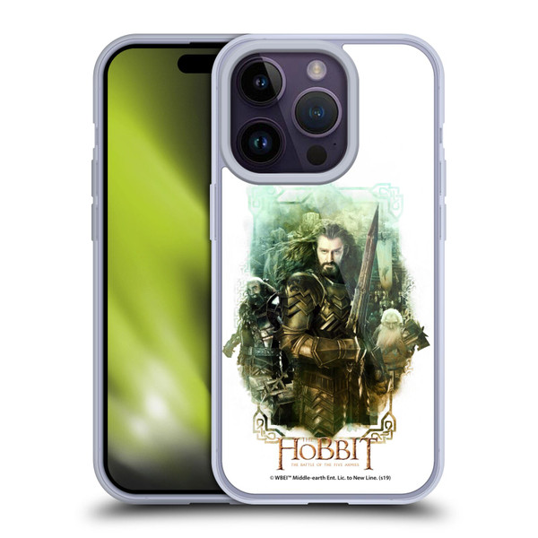The Hobbit The Battle of the Five Armies Graphics Dwarves Soft Gel Case for Apple iPhone 14 Pro