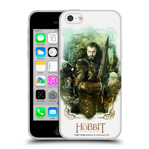The Hobbit The Battle of the Five Armies Graphics Dwarves Soft Gel Case for Apple iPhone 5c