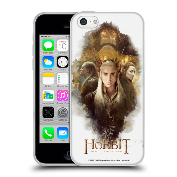 The Hobbit The Battle of the Five Armies Graphics Elves Soft Gel Case for Apple iPhone 5c