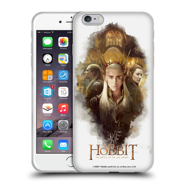 The Hobbit The Battle of the Five Armies Graphics Elves Soft Gel Case for Apple iPhone 6 Plus / iPhone 6s Plus