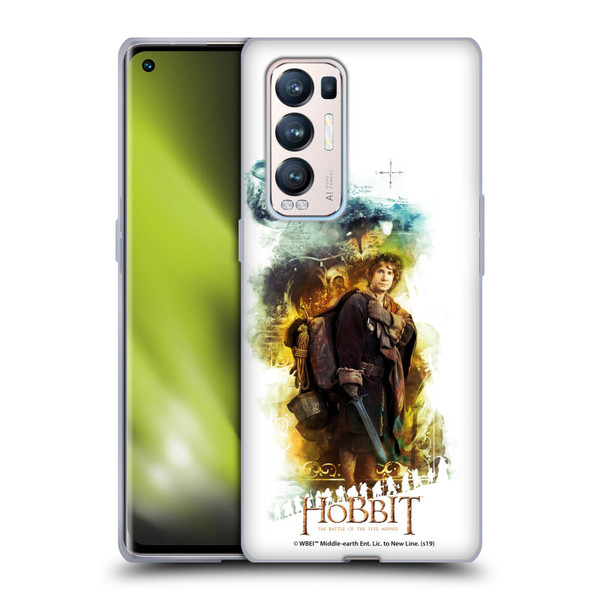The Hobbit The Battle of the Five Armies Graphics Bilbo Journey Soft Gel Case for OPPO Find X3 Neo / Reno5 Pro+ 5G