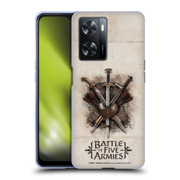 The Hobbit The Battle of the Five Armies Graphics Battle Swords Soft Gel Case for OPPO A57s