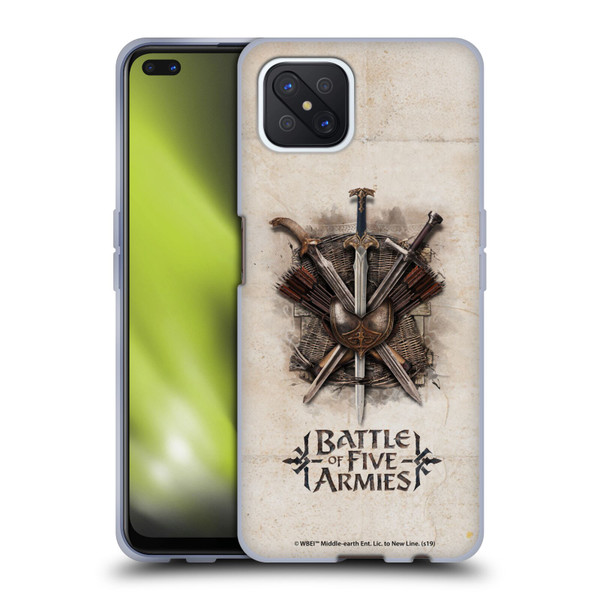 The Hobbit The Battle of the Five Armies Graphics Battle Swords Soft Gel Case for OPPO Reno4 Z 5G
