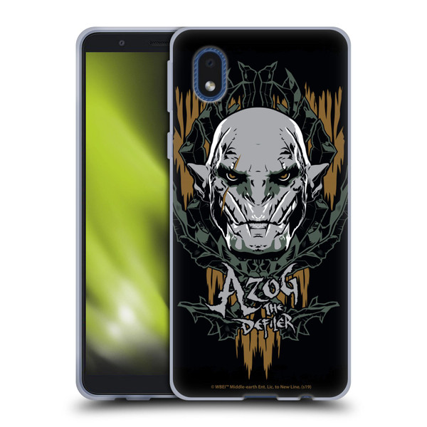 The Hobbit The Battle of the Five Armies Graphics Azog The Defiler Soft Gel Case for Samsung Galaxy A01 Core (2020)