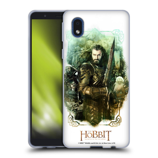 The Hobbit The Battle of the Five Armies Graphics Dwarves Soft Gel Case for Samsung Galaxy A01 Core (2020)