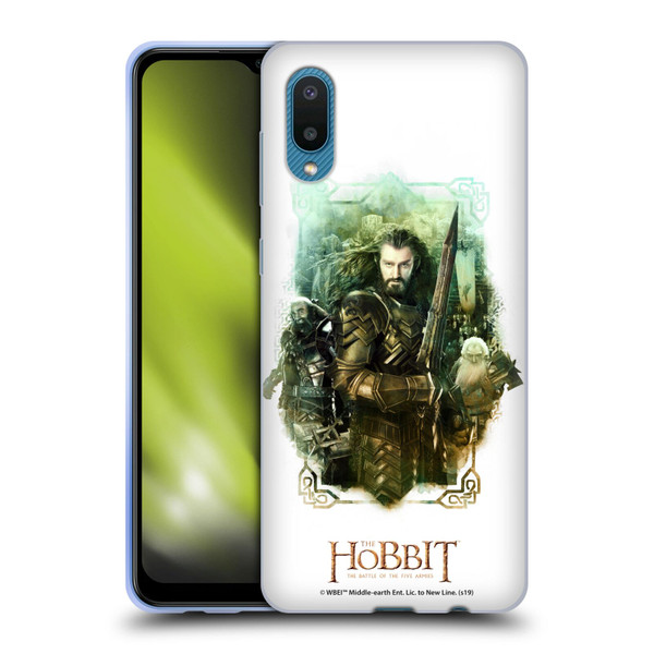 The Hobbit The Battle of the Five Armies Graphics Dwarves Soft Gel Case for Samsung Galaxy A02/M02 (2021)