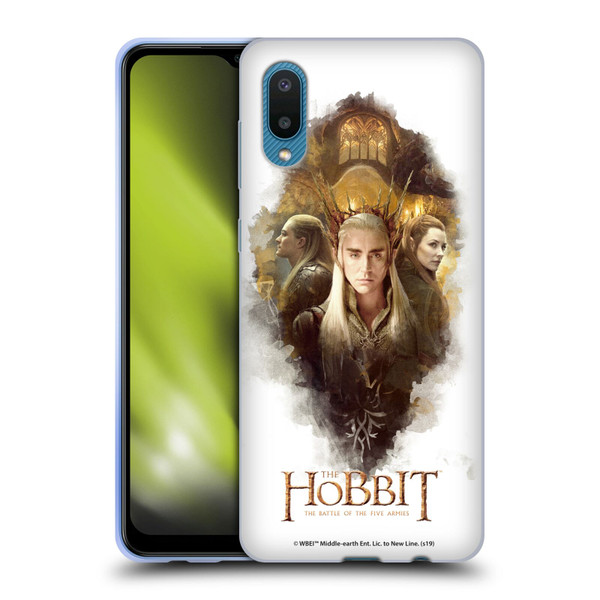 The Hobbit The Battle of the Five Armies Graphics Elves Soft Gel Case for Samsung Galaxy A02/M02 (2021)