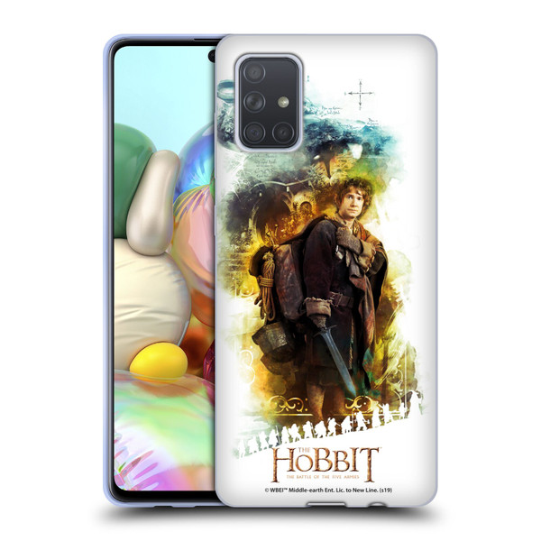 The Hobbit The Battle of the Five Armies Graphics Bilbo Journey Soft Gel Case for Samsung Galaxy A71 (2019)