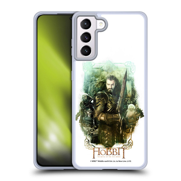 The Hobbit The Battle of the Five Armies Graphics Dwarves Soft Gel Case for Samsung Galaxy S21+ 5G